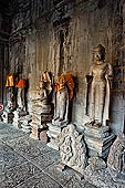 Angkor Wat temple, the crossing cloister, the Prah Pean the gallery of the thousand Buddhas.